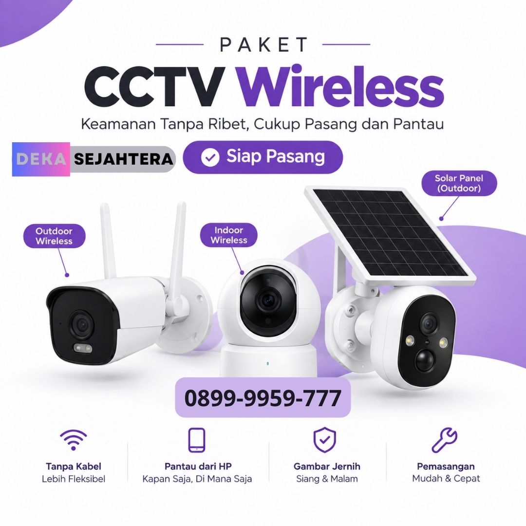 Paket CCTV WiFi untuk kebutuhan di Malang Raya