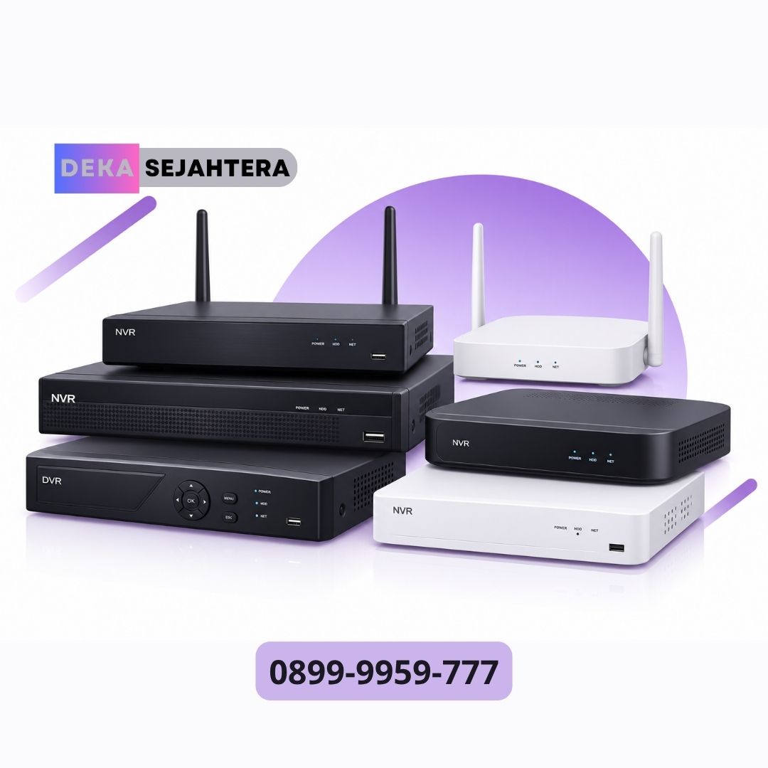 DVR dan NVR CCTV untuk kebutuhan instalasi di Malang
