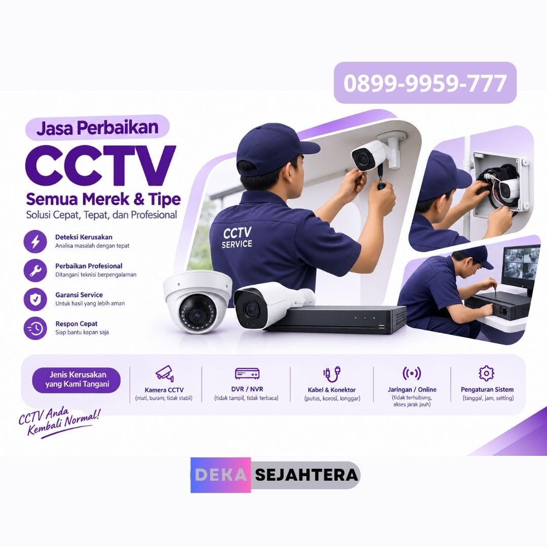 Service CCTV untuk kamera yang tidak menampilkan gambar