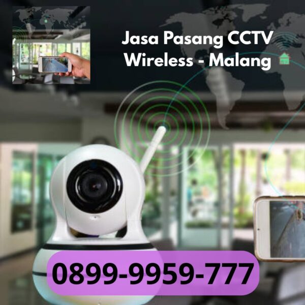 Jasa Pasang CCTV Wireless (WiFi) Malang – Praktis & Bergaransi