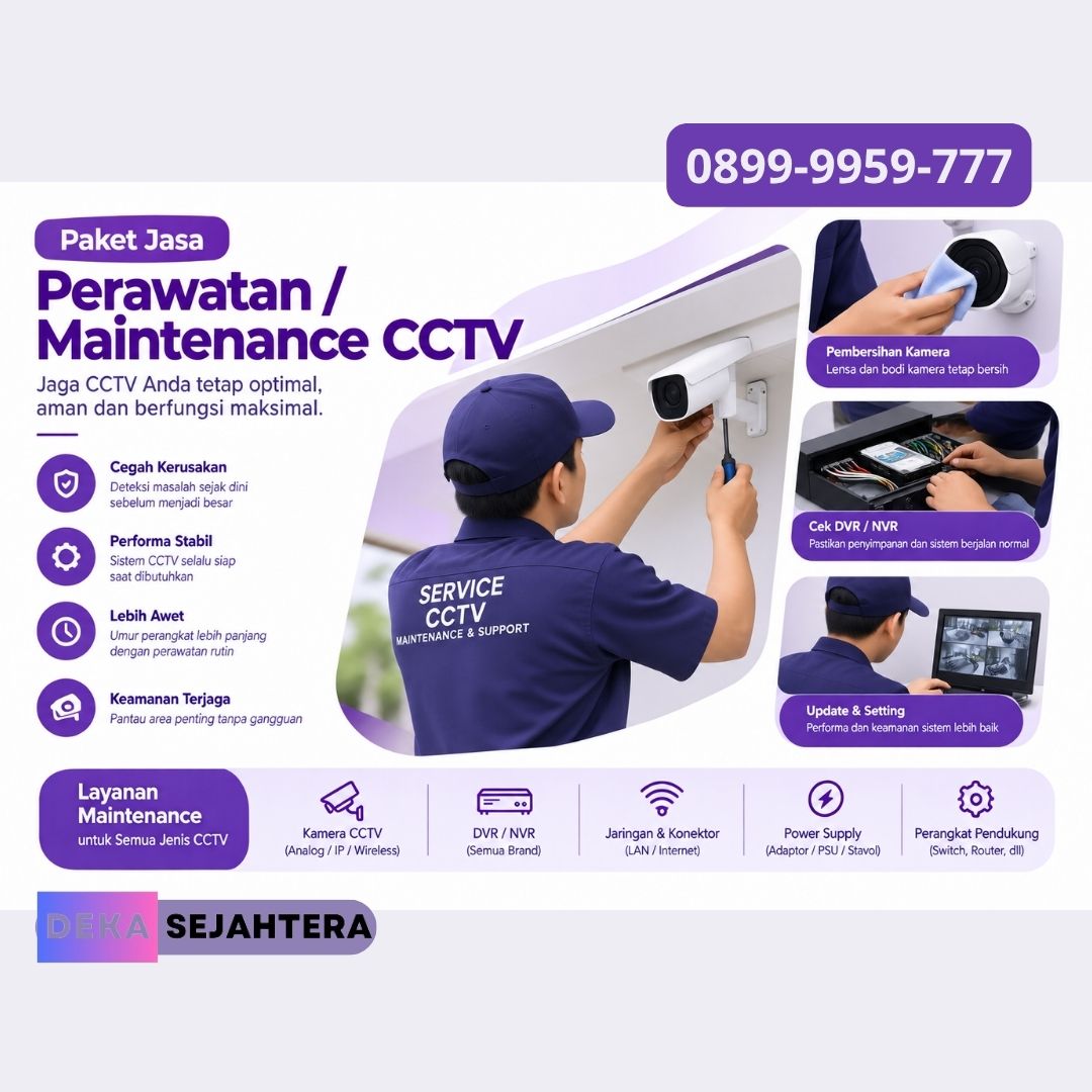 Jasa maintenance CCTV di Kota Malang