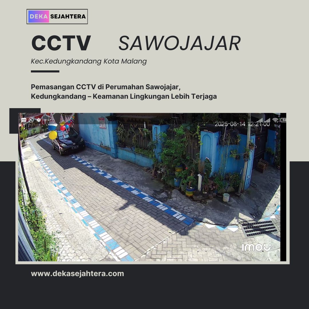 Pemasangan CCTV IMOU Sawojajar