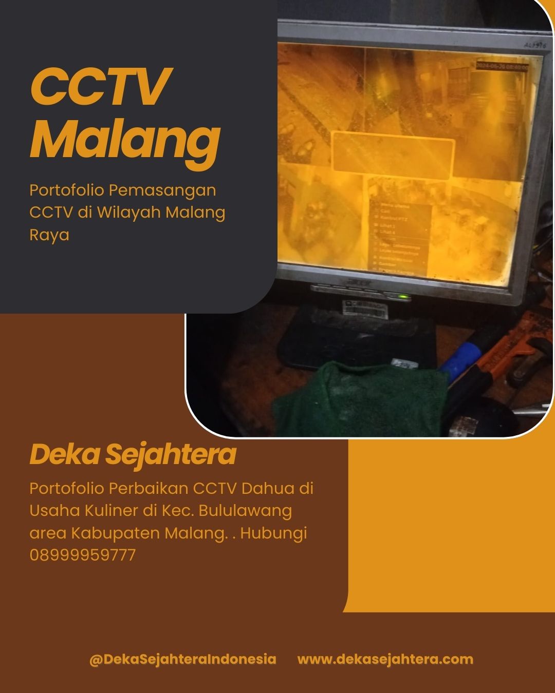 Perbaikan CCTV Malang Bululawang