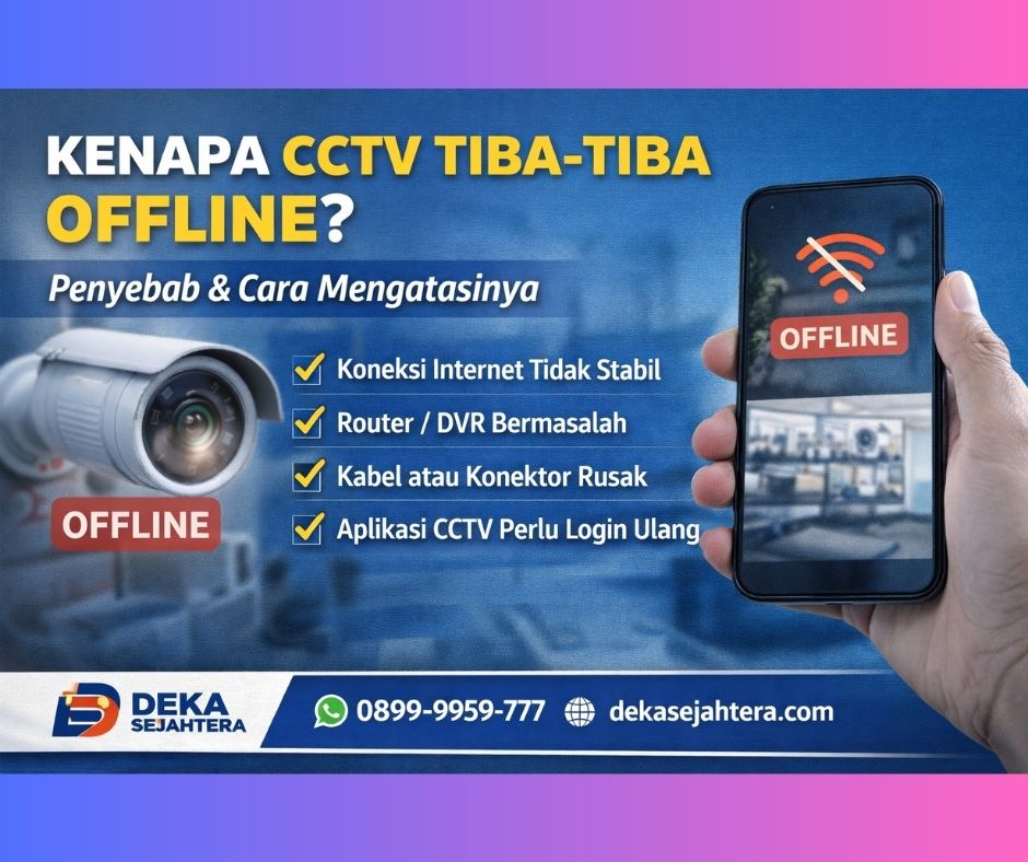 CCTV tiba tiba offline