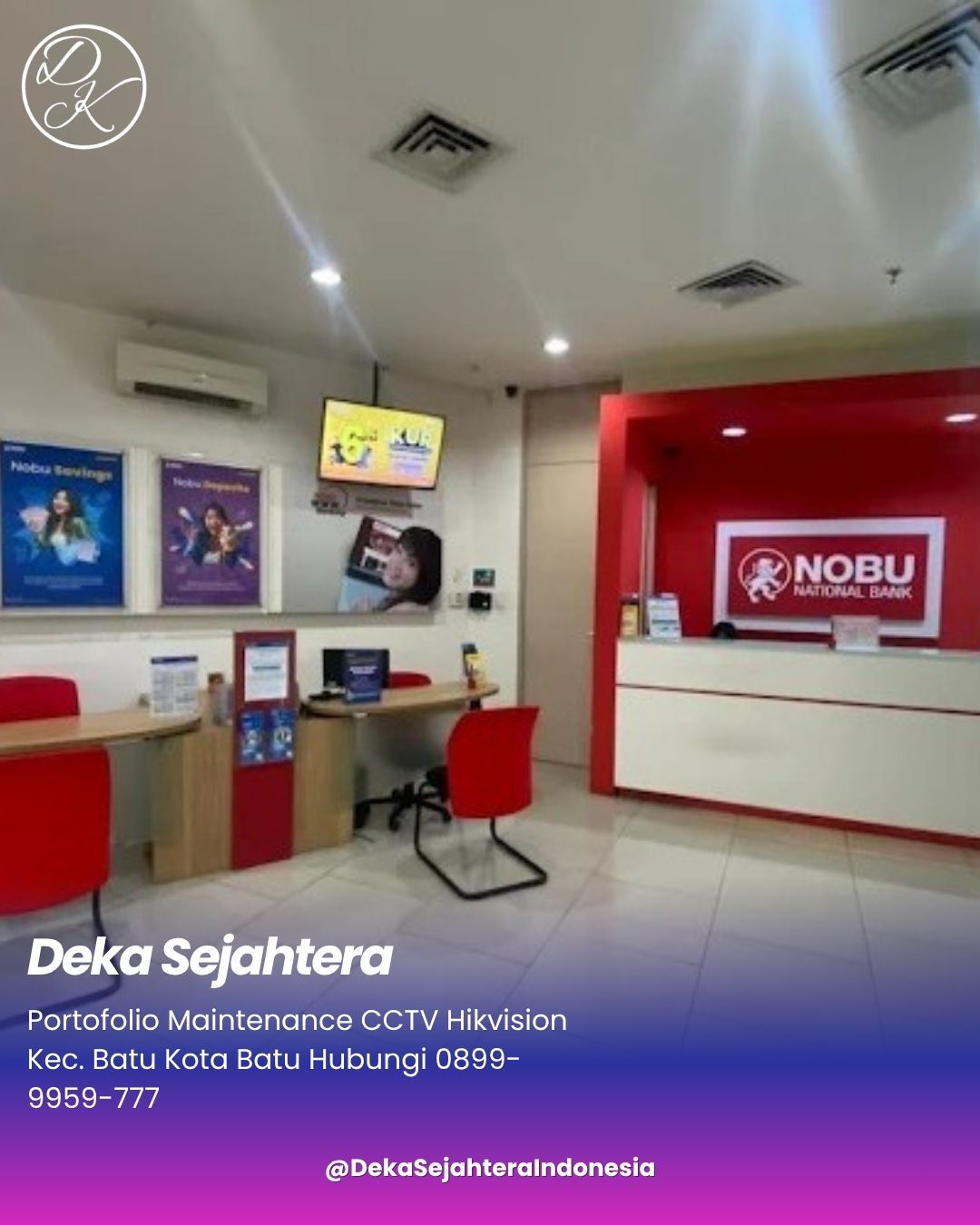 Maintenance CCTV Bank di Kota Batu