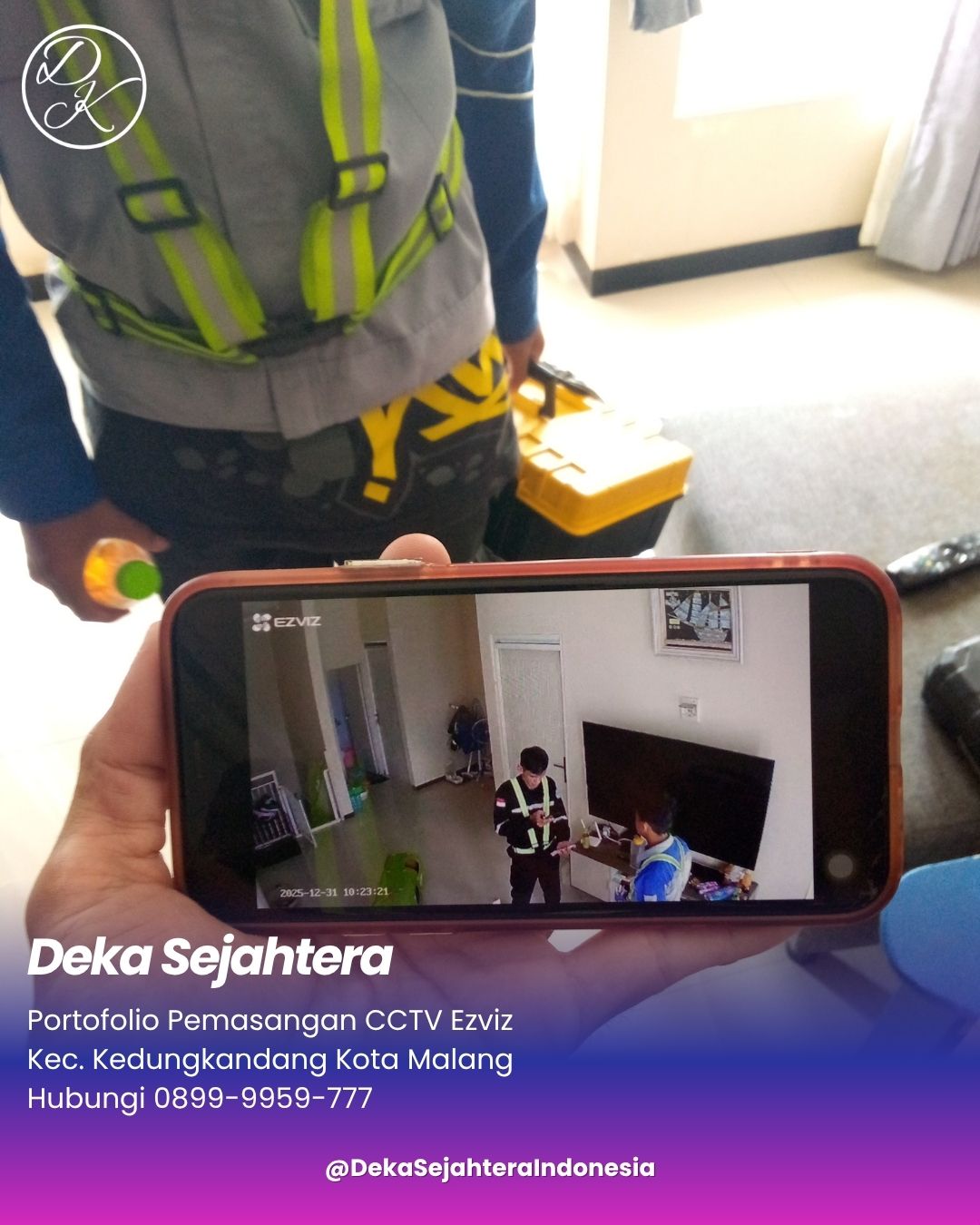 Pemasangan CCTV WiFi Ezviz