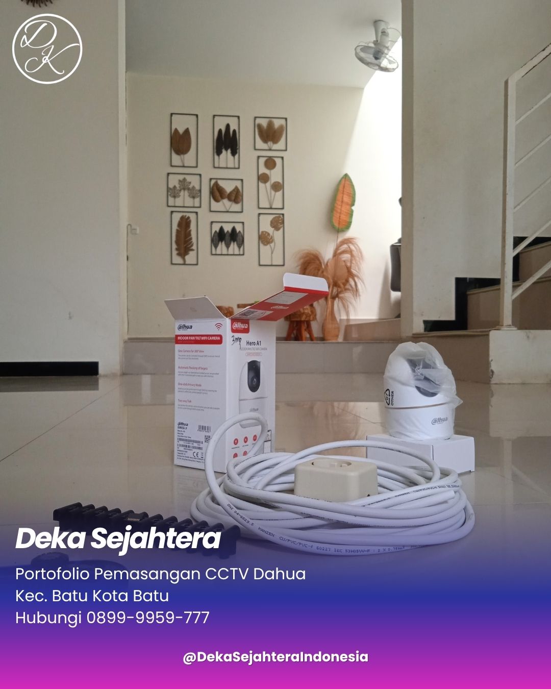 Pemasangan CCTV WiFi Dahua