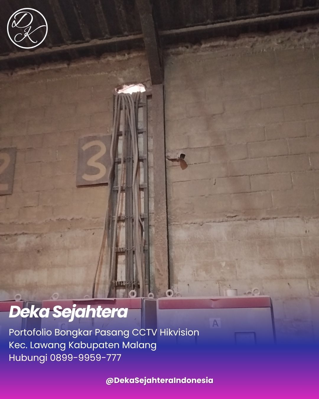 survei lokasi CCTV Lawang
