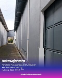 Survey kebutuhan instalasi 8 CCTV Hikvision di Asrikaton Pakis Malang