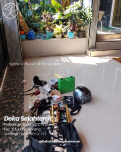 Kunjungan teknis Deka Sejahtera untuk diagnosis CCTV Dahua di Dau Malang