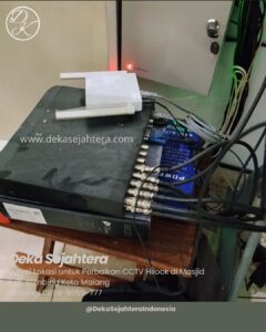 Area DVR CCTV masjid yang perlu ditata ulang di Blimbing Malang