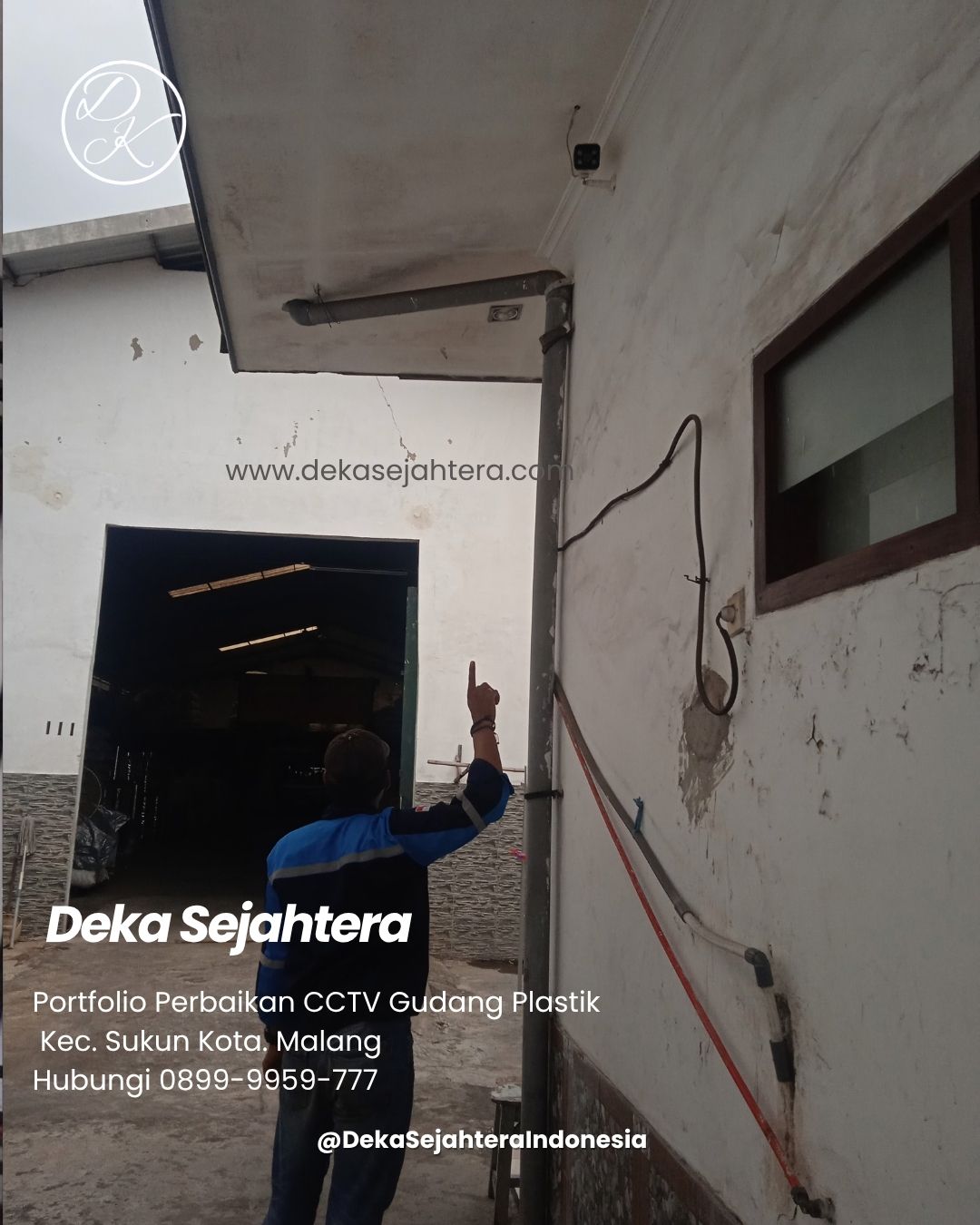 Pemeriksaan CCTV bermasalah di Jalan S Supriadi Kecamatan Sukun Kota Malang
