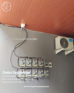 Kamera CCTV Dahua terpasang di area kost Jl. Ikan Tombro Malang.