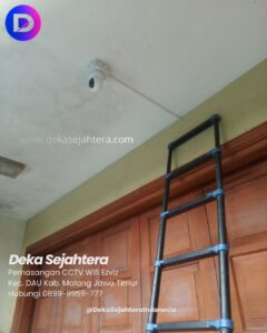 Pemasangan CCTV Ezviz Rapih dan Rajin di sebuah Rumah di Kec. Dau Kab. Malang oleh Teknisi Deka Sejahtera