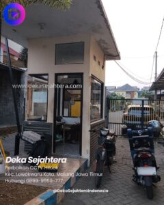 Jasa perbaikan CCTV Lowokwaru Malang - Teknisi Deka Sejahtera melakukan pemeriksaan CCTV di Lowokwaru Malang (1)