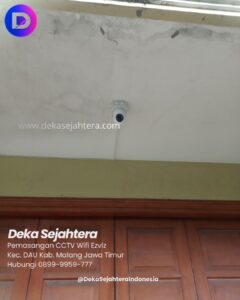 Pemasangan CCTV Wifi Rapih dari Teknisi Deka Sejahtera di DAU Malang