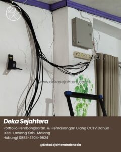 Pembongkaran dan pemasangan ulang DVR Dahua oleh teknisi CCTV Deka Sejahtera