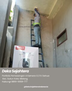 Pemasangan kamera CCTV di kawasan kost putri Kota Malang