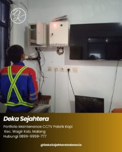 Survei lokasi pemasangan 12 CCTV Hikvision di PT Prasad Seeds Indonesia Kabupaten Malang.