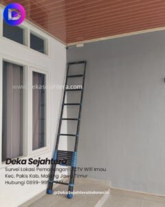 Survei lokasi pemasangan CCTV di Malang oleh Tim Teknisi Deka Sejahtera Pakis Malang